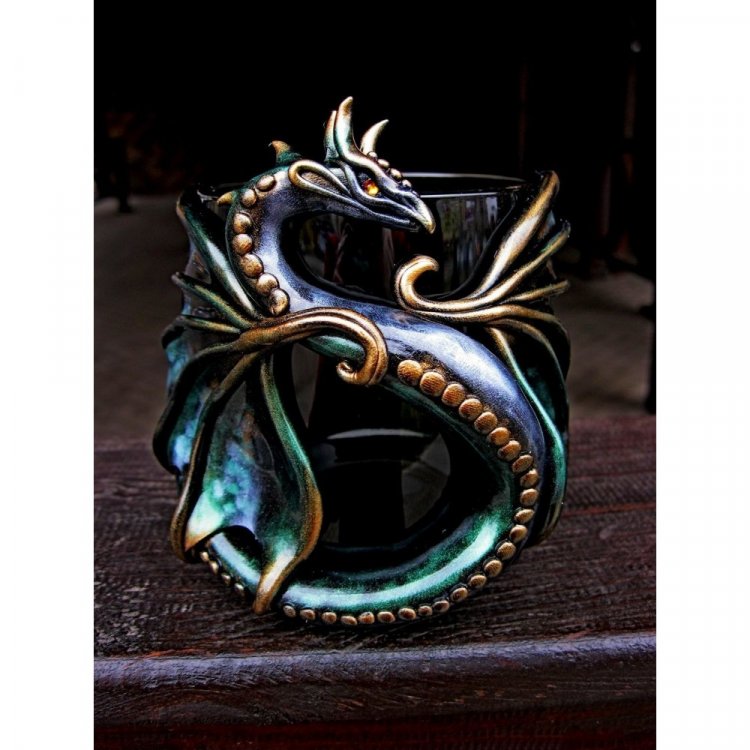 Кружка с декором Emerald Dragon