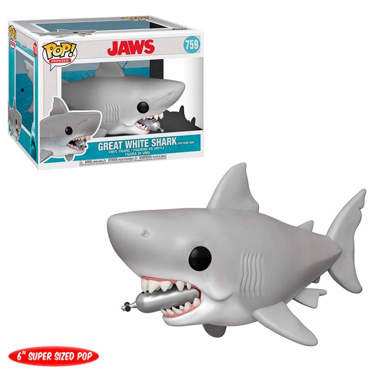 Фигурка POP Movies: Jaws - Jaws with Diving Tank