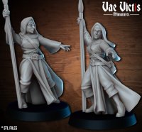 Фигурка Battle nun with a spear (Unpainted)