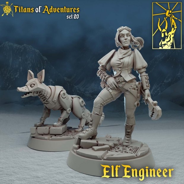 Фигурка Elf Engineer (Unpainted)