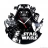 Часы настенные из винила Star Wars -  The Empire Strikes Back [Handmade]