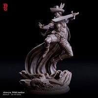 Фигурка Alouin Wild Justice, Swordswoman Warrior (Unpainted)