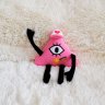 Мягкая игрушка Gravity Falls - Small Bill Cipher (Black, Red, Pink)