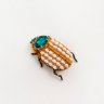 Брошь Pearl Beetle