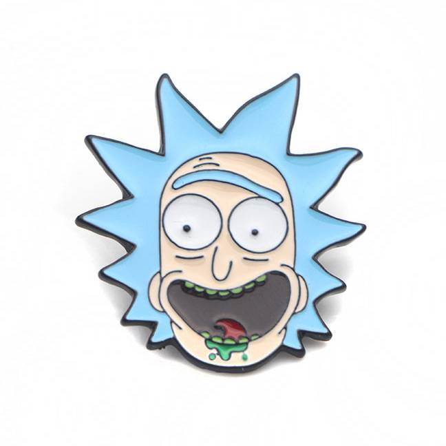 Эмалевый значок Rick and Morty - Rick