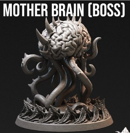 Фигурка Mother Brain (Boss) (Unpainted)