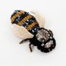 Брошь Embroidered Bee