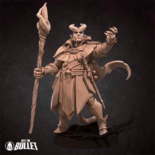 Фигурка Tiefling Warlock (Unpainted)