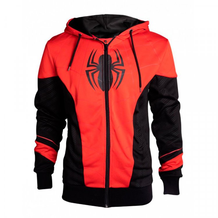 Толстовка на молнии Spider-Man - Red & Black Outfit
